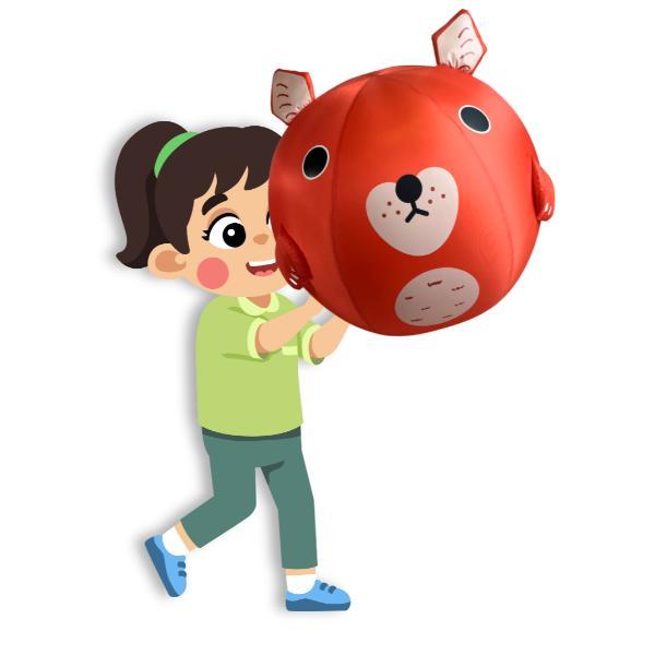 D015-1~6 動物小籠球