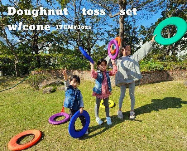 Doughnut toss set w/cone